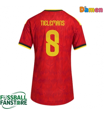 Belgien Youri Tielemans #8 Replik Heimtrikot Damen WM 2026 Kurzarm